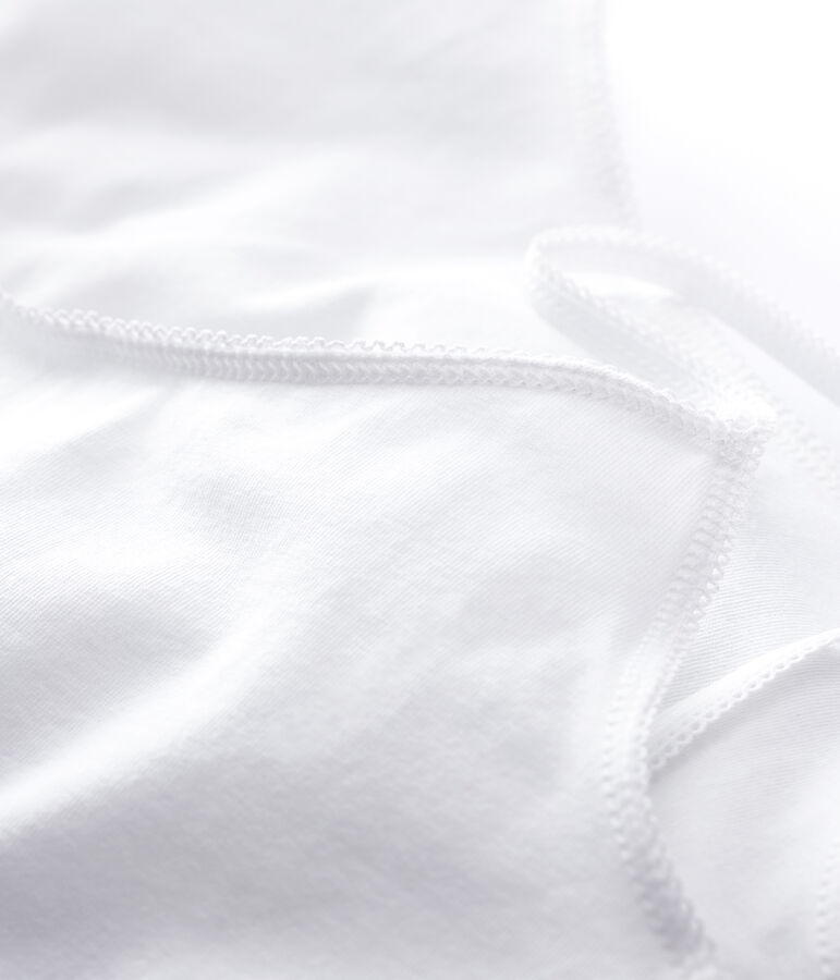 Lot de 2 brassi&egrave;res blanches fille blanc ECUME