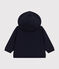 Sweatshirt à capuche en molleton bébé bleu SMOKING
