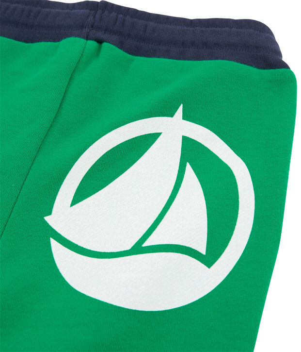 Pantalon maille enfant gar&ccedil;on vert