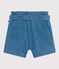 Short en denim léger enfant fille bleu DENIM CLAIR