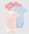 Lot de 3 bodies bébé en coton biologique variante 1