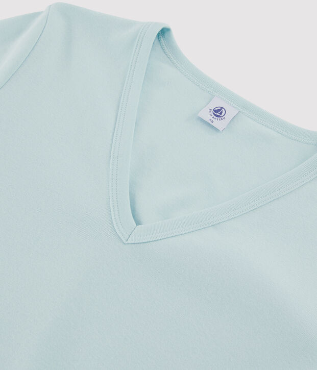 Tee shirt iconique femme bleu