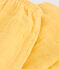 Pantalon bébé en gaze de coton uni jaune ORGE