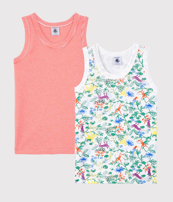 Lot de 2 débardeurs jungle petit garçon variante 1