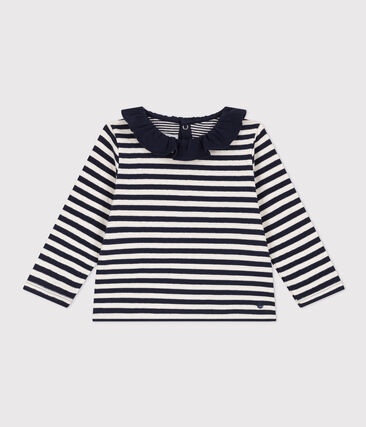 Blouse manches longues en tubique bébé