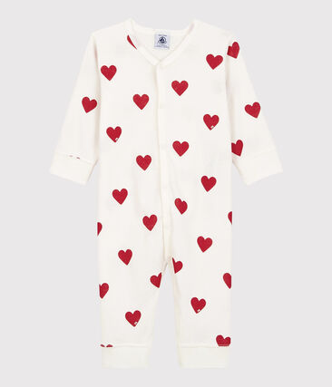 PETIT BATEAU - Dors-bien sans pieds cœur bébé en coton