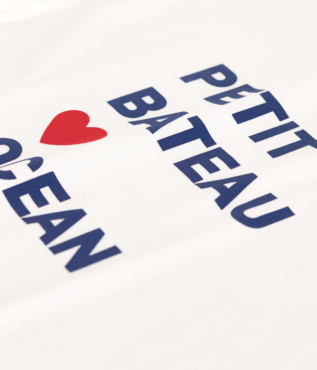 Tee-shirt Femme Le Boxy en coton blanc