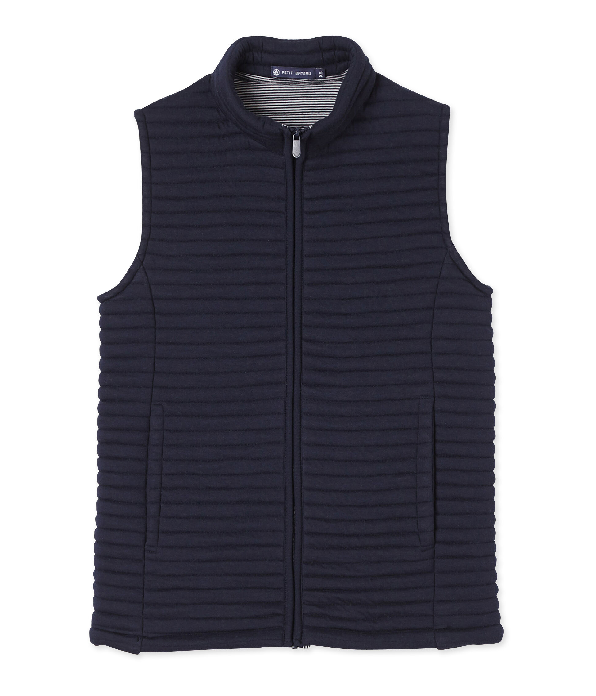Petit Bateau – Gilet Sans Manches Matelassé Pour Garçon, Matière Tubique Douce Et Chaude - 6