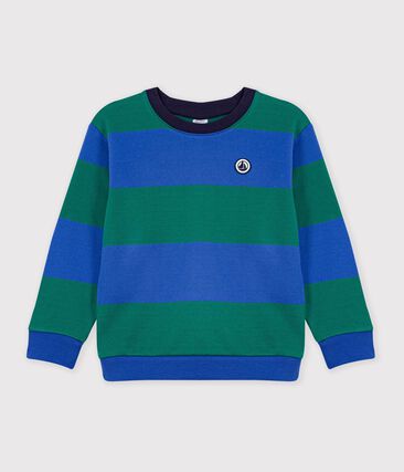Sweatshirt enfant en coton à rayures