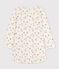 Chemise de nuit fleur petite fille en coton blanc MARSHMALLOW/blanc MULTICO