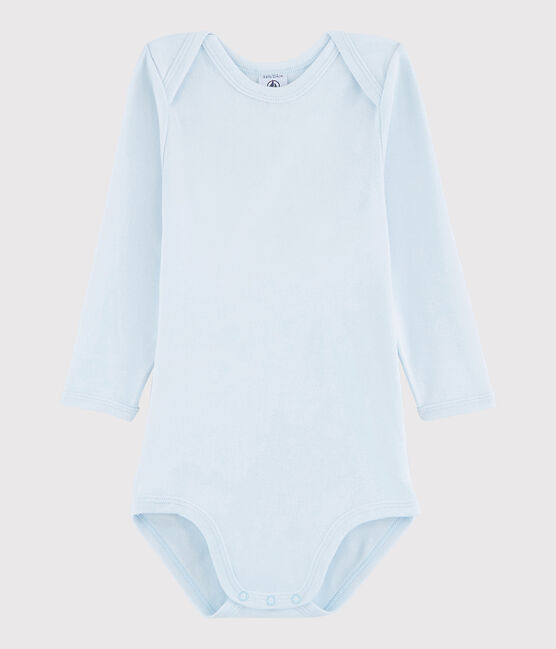 Body manches longues bébé fille-garçon bleu FRAICHEUR