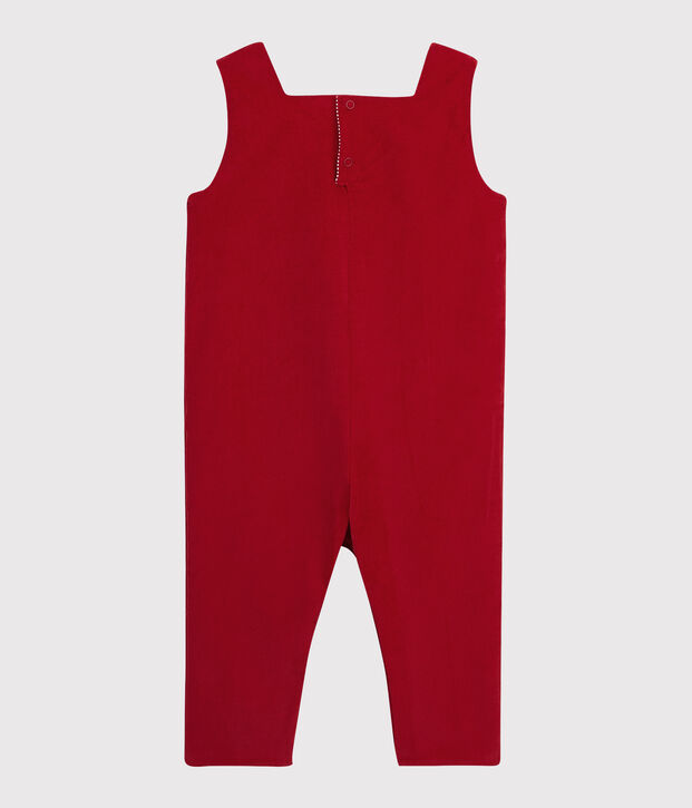 Combinaison longue b&eacute;b&eacute; gar&ccedil;on rouge