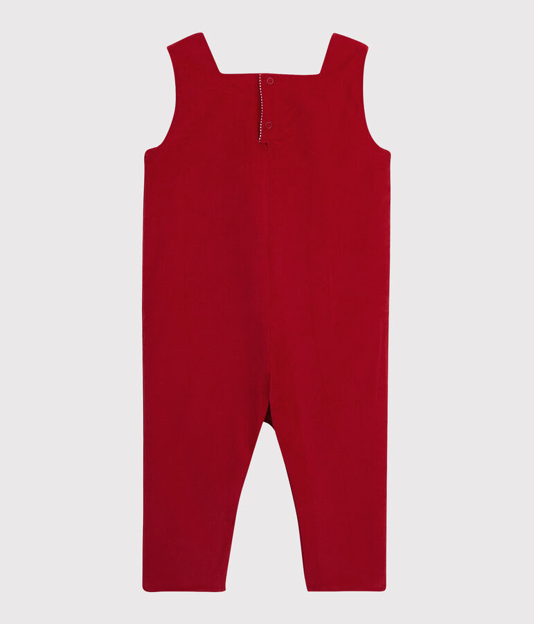 Combinaison longue b&eacute;b&eacute; gar&ccedil;on rouge