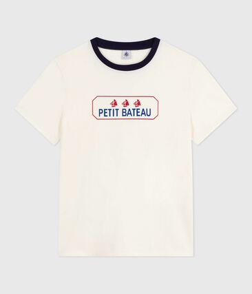 Tee-shirt femme le droit en coton manches courtes
