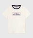 Tee-shirt femme le droit en coton manches courtes