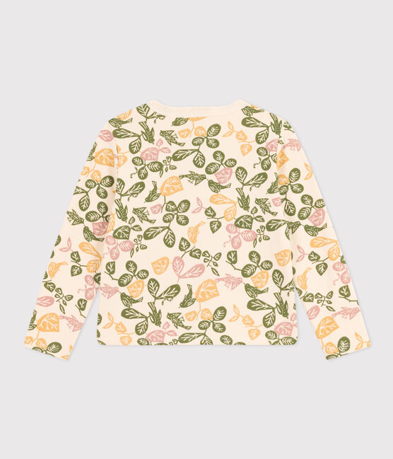 Cardigan en coton enfant fille blanc AVALANCHE/ MULTICO