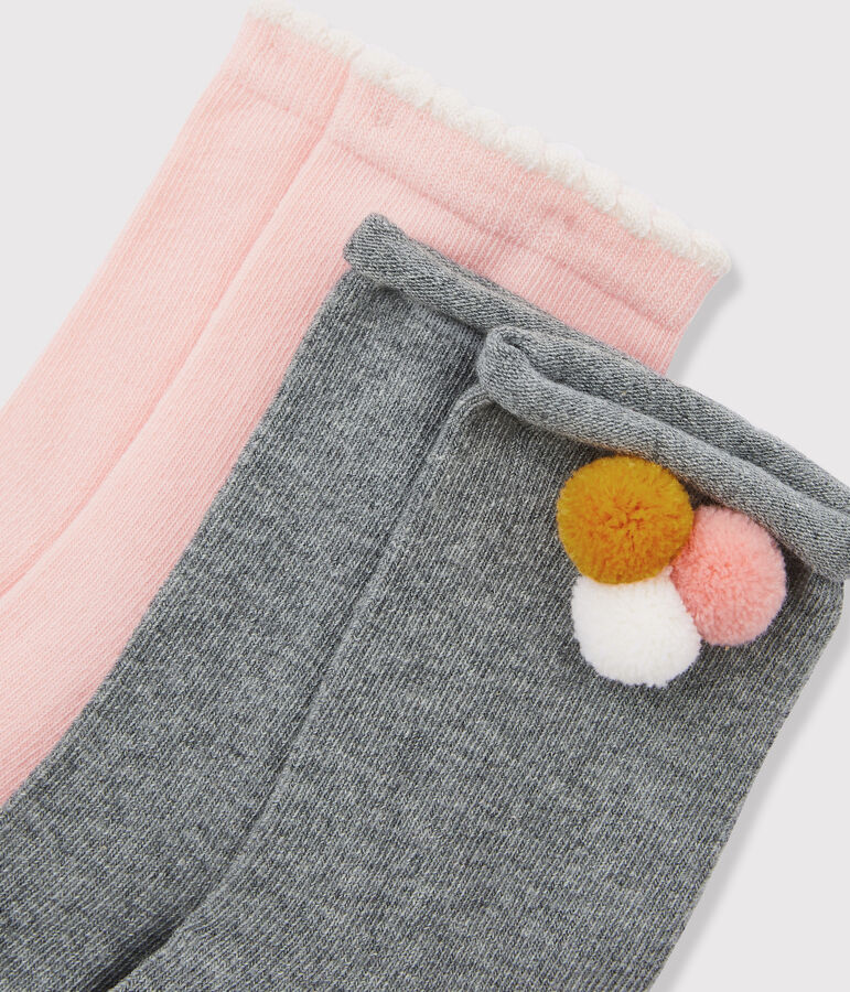 Lot de chaussettes enfant fille multicouleur