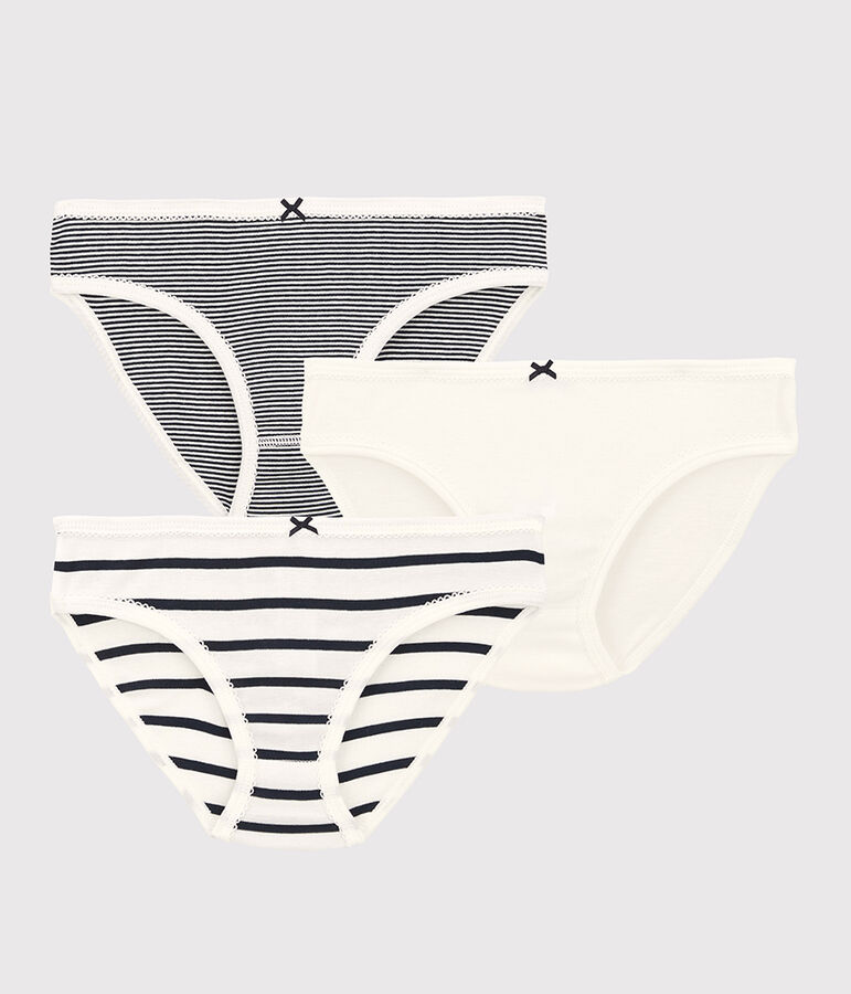 Lot de 3 culottes ray&eacute;es fille variante 1