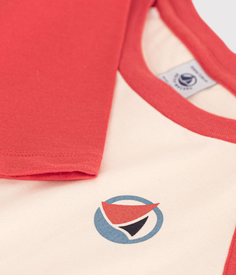 Tee-shirt manches longues en coton enfant gar&ccedil;on AVALANCHE/ OURSIN