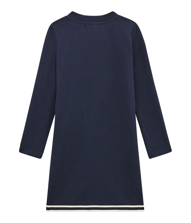 Robe droite femme bleu