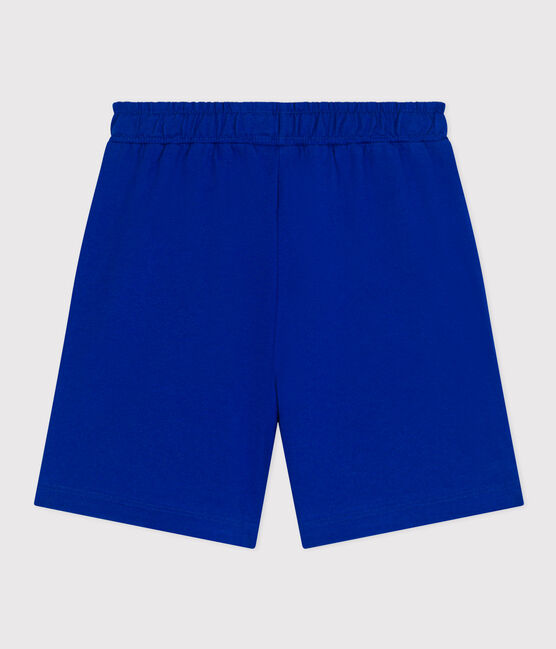 Short en coton enfant garçon bleu SURF
