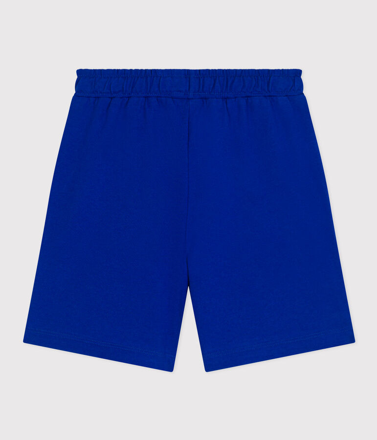 Short en coton enfant gar&ccedil;on bleu SURF