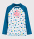 Tee-shirt anti-uv recyclé enfant fille