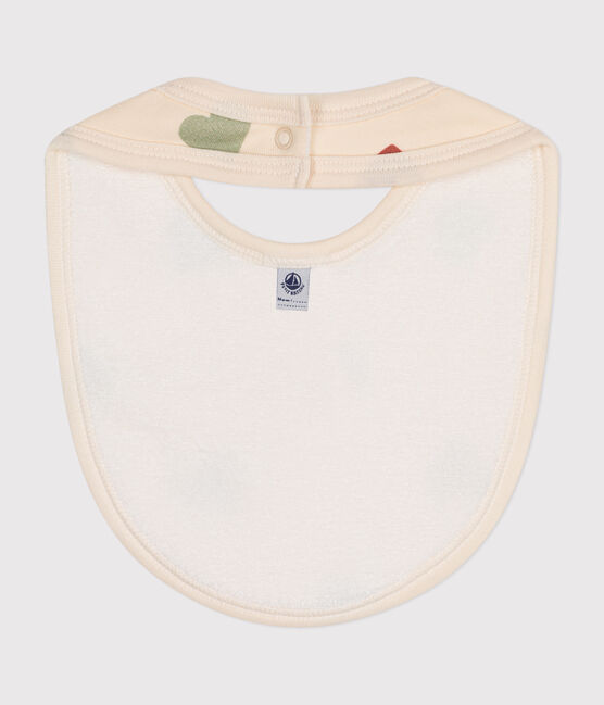 Bavoir bébé en coton blanc AVALANCHE/ MULTICO