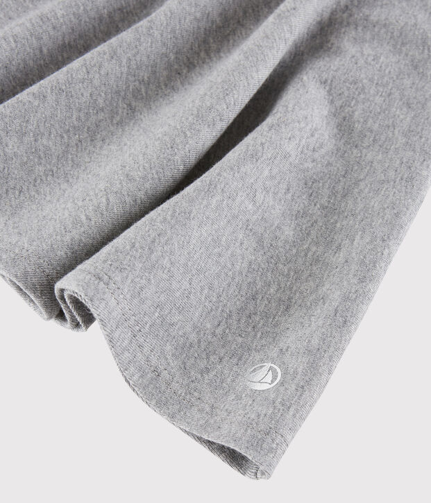 Jupe en maille enfant fille gris