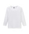 T-shirt garçon manches longues blanc Lait