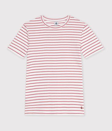 Tee-shirt femme en coton manches courtes à rayures