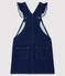 Robe salopette enfant fille bleu DENIM BLEU FONCE