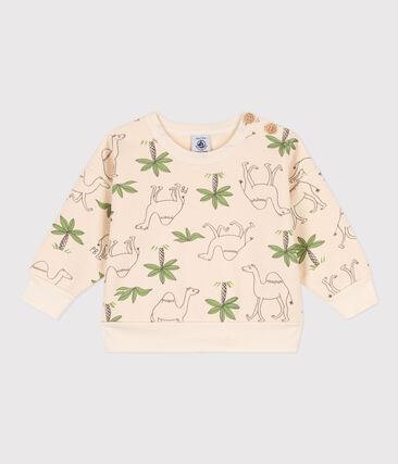 PETIT BATEAU - Sweatshirt bébé en molleton imprimé