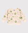 Sweatshirt bébé en molleton imprimé blanc AVALANCHE/ MULTICO