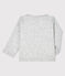 Cardigan bébé en côte 2x2 gris BELUGA CHINE
