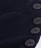 Pull en côte anglaise en coton Femme bleu SMOKING