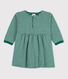 Robe manches longues rayée milleraies bébé en tubique