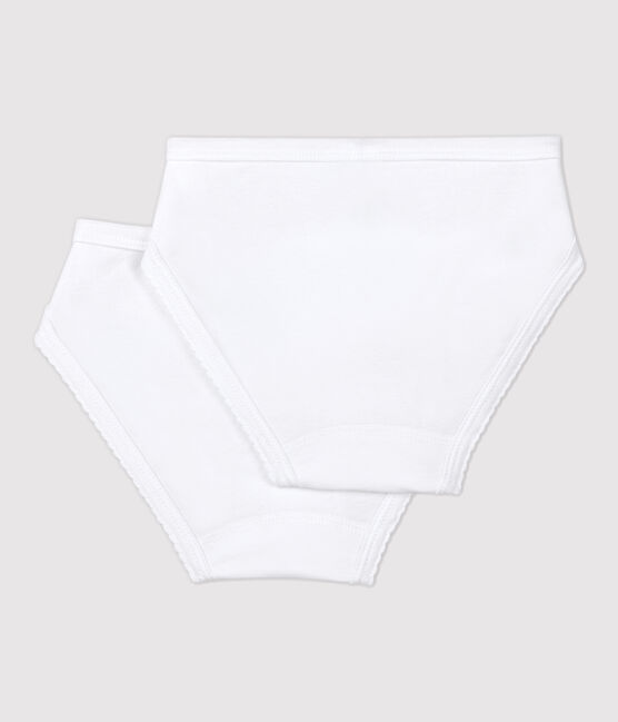 Lot de 2 culottes blanches petite fille variante 1