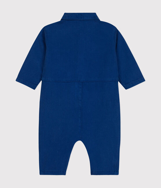 Combinaison longue en coton lyocell bébé bleu INCOGNITO