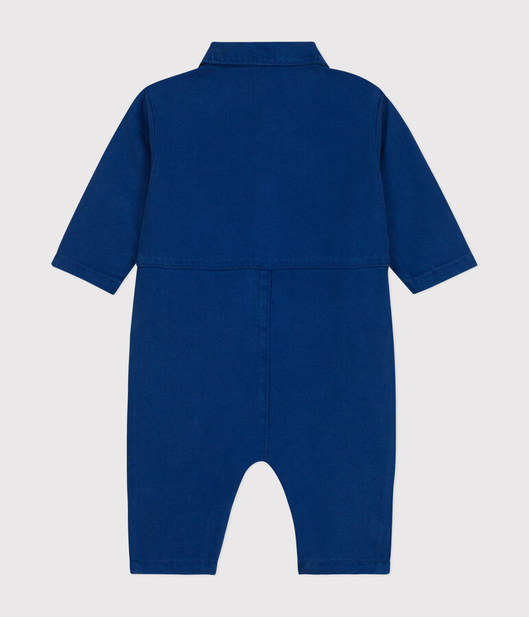 Combinaison longue en coton lyocell b&eacute;b&eacute; bleu INCOGNITO