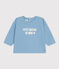 Tee-shirt manches longues en jersey bébé bleu AZUL