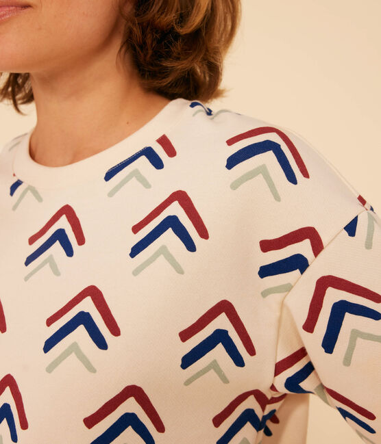 Sweatshirt en molleton femme blanc AVALANCHE/ MULTICO