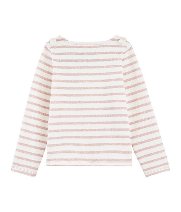 Marini&egrave;re enfant fille blanc/rose