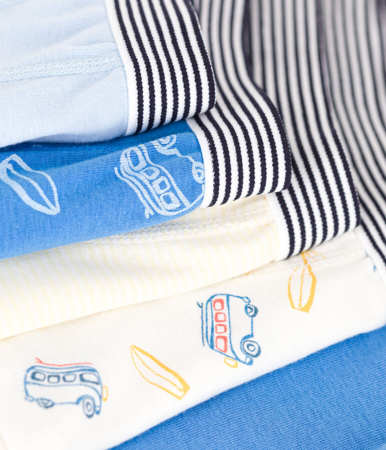 Lot de 5 boxers enfant en coton imprim&eacute; vans variante 1