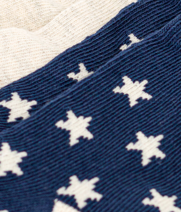 Lot de 2 paires de chaussettes &eacute;toiles b&eacute;b&eacute; multicouleur