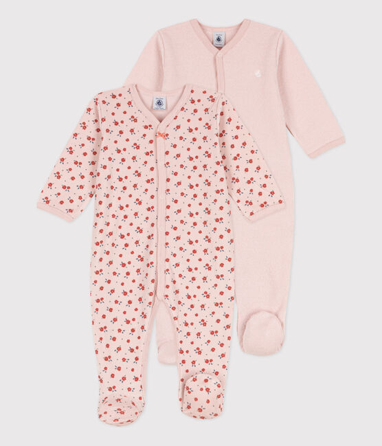 Lot de 2 dors bien fleur bébé  en coton variante 1