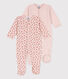 Lot de 2 dors bien fleur bébé  en coton