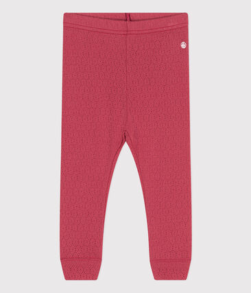 Legging bébé en coton ajouré