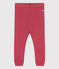 Legging bébé en coton ajouré rose PAPI