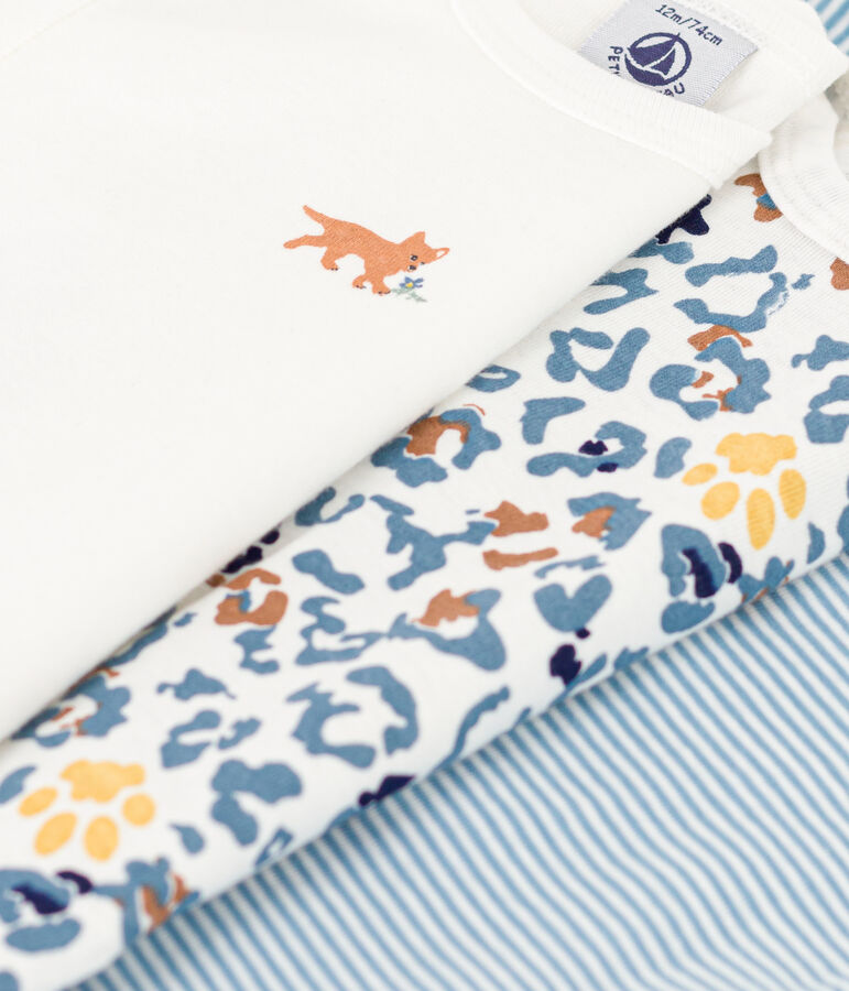 Lot de 3 bodies manches longues b&eacute;b&eacute; en coton variante 1